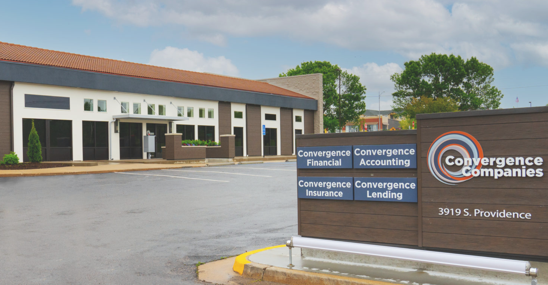 Exterior of Convergence Companies building