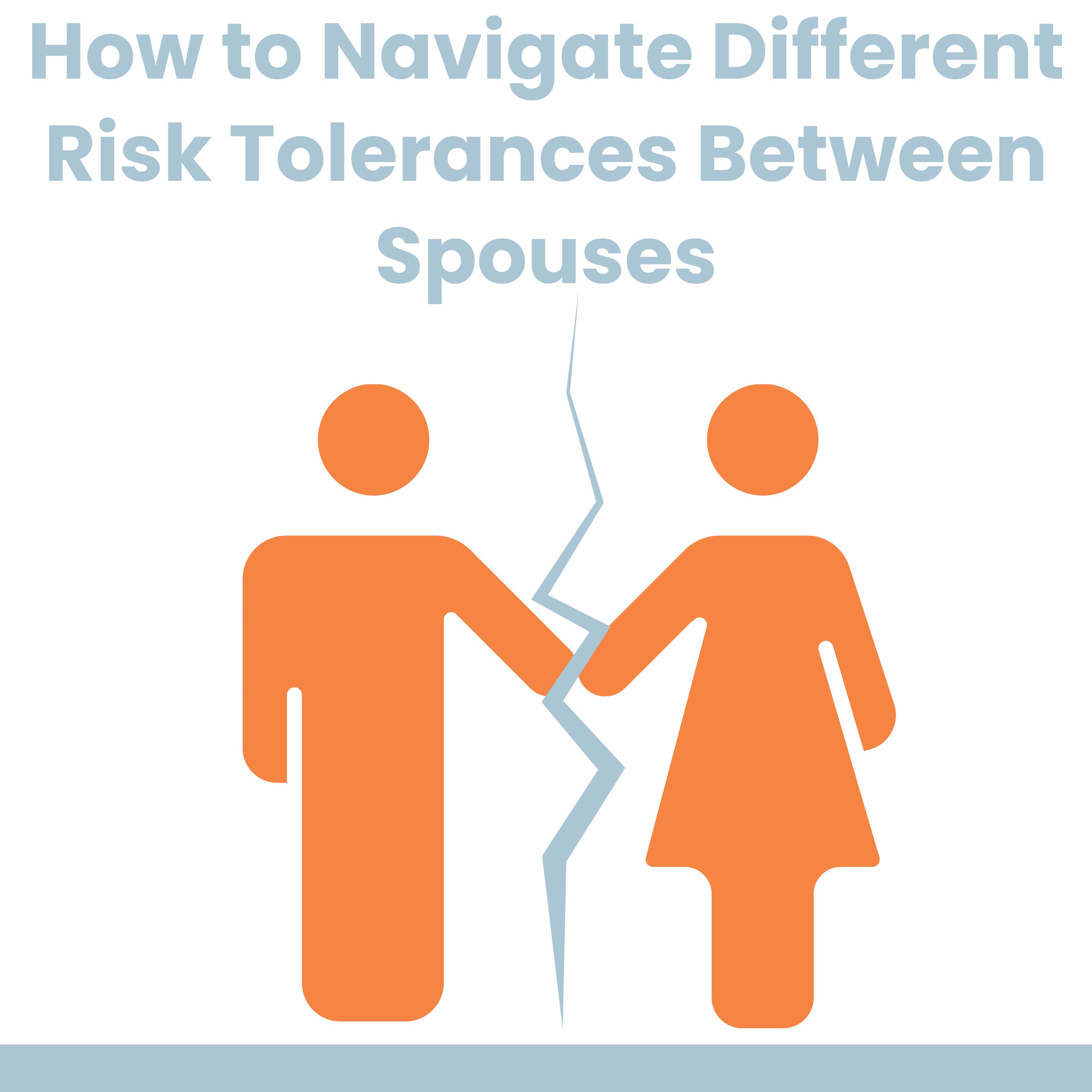 how to navigate different risk tolerances between spouses